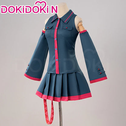 IN STOCK Tetoo Kasanee Cosplay Costume Game Cosplay【S-2XL】DokiDoki-N Women Suit Blue Uniform Tetoo Cosplay Plus Size