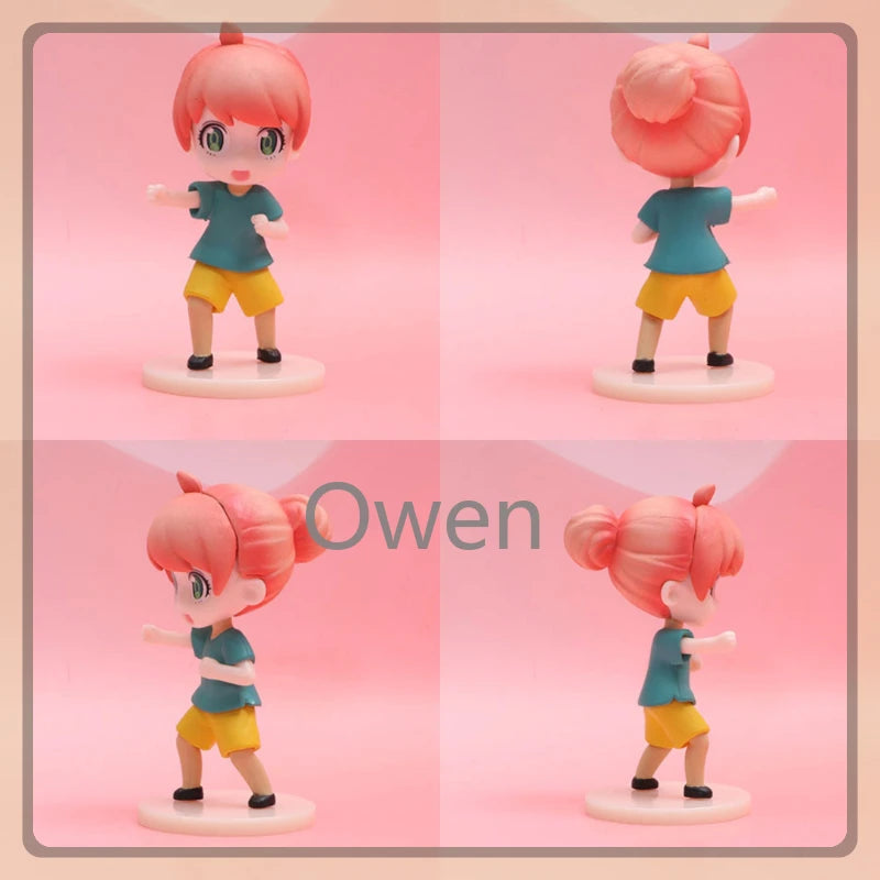 Manga Spy Family Action Figure Sport Student Forger Anya Model Cute Football Figurine Toy PVC Collectible Ornament Birthday Gift