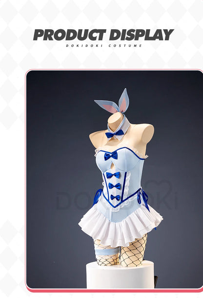 IN STOCK Kitagawa Marin Cosplay Costume Anime Cosplay DokiDoki-N Blue Bunny Girl Costume Marin Sexy Dress Rabbit Ears