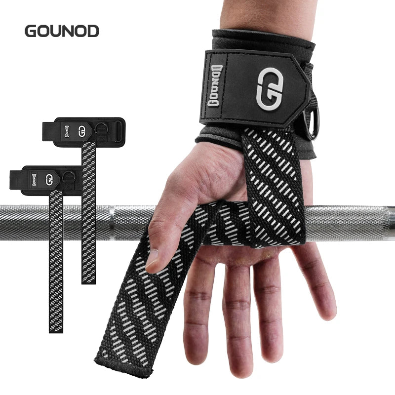 The Codex Weightlifting Straps with Wrist Bands Gym Grip for Powerlifting Strength Training Exercise Protection