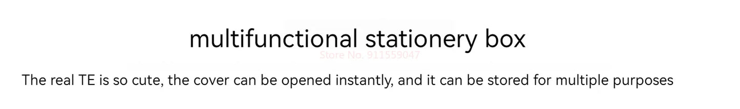 Genuine Kuromi Secondary School Student Multifunctional Pencil Box Stationery Box Children's Handmade Pencil Box Two Options