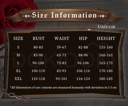 Blade Cosplay Costume Game Nu: Carnival Cosplay【S-2XL】DokiDoki-R Men Sexy Maid Costume Dress Blade Halloween Cosplay Plus Size