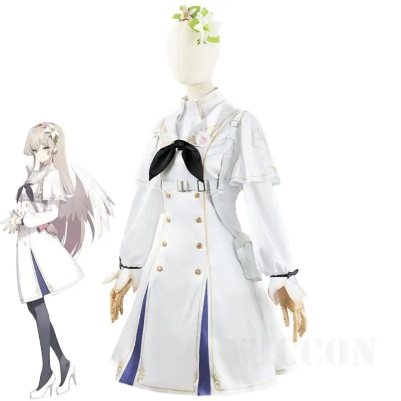 Blue Archive Kirihuji Nagisa Cosplay Costume Set Polyester Asian Size