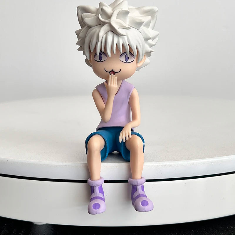 Hunter×Hunter Anime Figure Peripheral Decoration Cute Cat Face Strange Gk Hand Made Instant Noodles  Decoration Christmas Gift