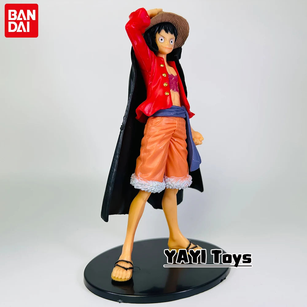 15cm One Piece Luffy Gear 5 Action Figure Sun God Nika Statue Anime Figurine Pvc Model Doll Collection Toy Gift Kids