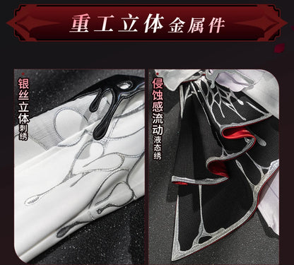 Honkai Star Rail Evernight March 7th Cosplay Costume Dress Mysterious Foreign Guest Headwear Halloween Party for Women Girls Set