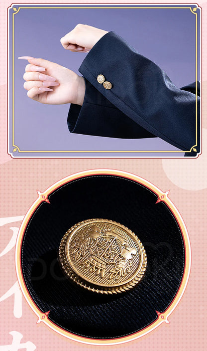 Kitagawa Marin Cosplay Costume Anime DokiDoki-R Women School Uniform JK Dress Black Suit Jacket Marin Cosplay Costume