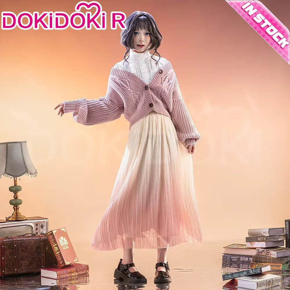 IN STOCK Waguri Kaoruko Cosplay Costume Anime The Fragrant Flower Blooms with Dignity DokiDoki-R Women Suit Halloween Cosplay