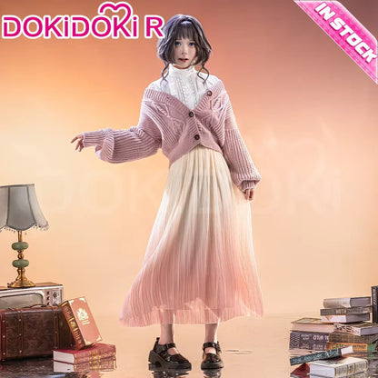 IN STOCK Waguri Kaoruko Cosplay Costume Anime The Fragrant Flower Blooms with Dignity DokiDoki-R Women Suit Halloween Cosplay