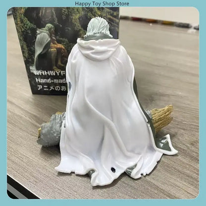 12cm One Piece Silvers Rayleigh Sitting Pose Anime Figure Desktop Decoration by The Codex