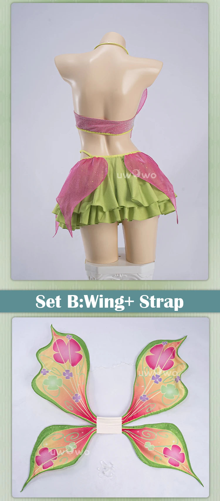 PRE SALE UWOWO Flora Cosplay Anime Flora S4 Fairy Club Transformation Cosplay Costume S-3XL Halloween Costume