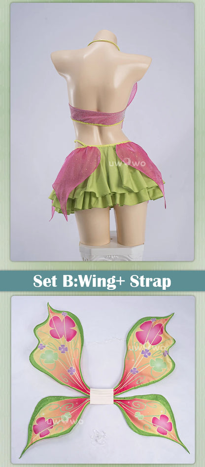 PRE SALE UWOWO Flora Cosplay Anime Flora S4 Fairy Club Transformation Cosplay Costume S-3XL Halloween Costume
