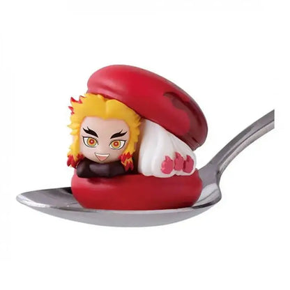 Demon Slayer Bandai Action Figures Model Rengoku Kyoujurou Kanroji Mitsuri Tokitou Muichirou Gashapon Macaron Styling Original