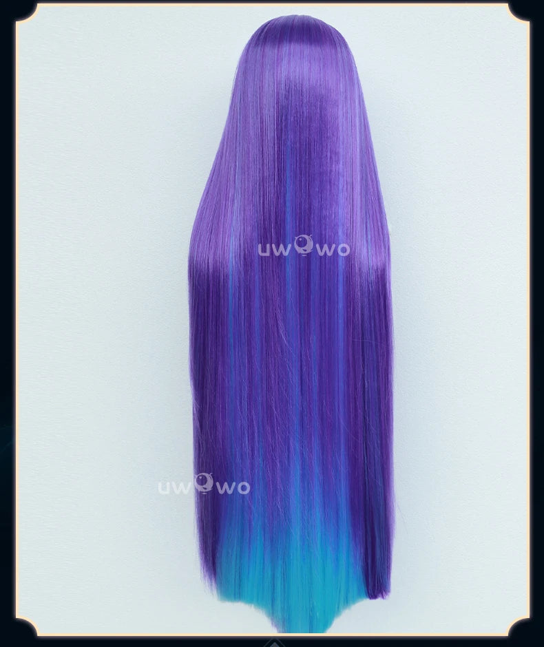 UWOWO Irelia Wig Game League of Legends/LOL: Spirit Blossom Irelia Cosplay Wig Long Hair Purple Wig Halloween Wig