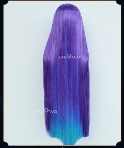 UWOWO Irelia Wig Game League of Legends/LOL: Spirit Blossom Irelia Cosplay Wig Long Hair Purple Wig Halloween Wig