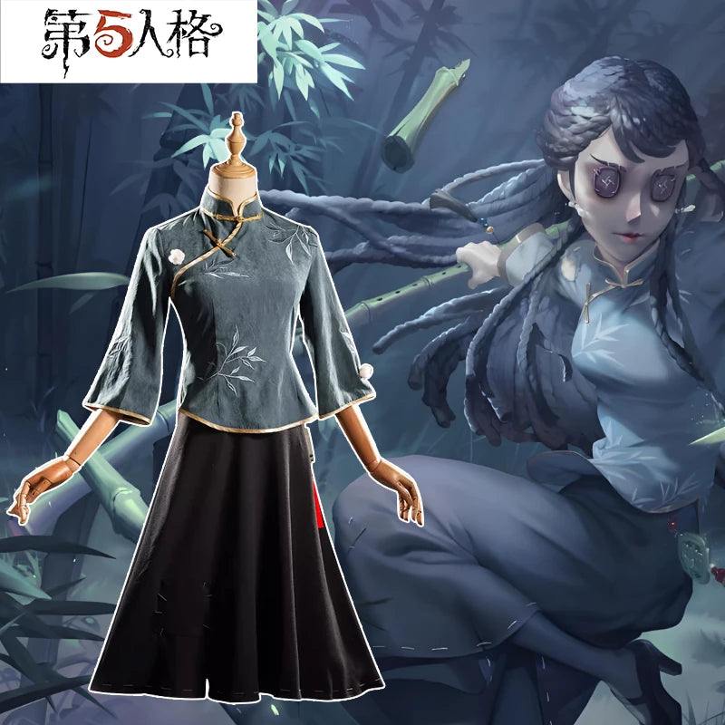 Identity V Antiquarian Qi Shiyi Costume Adult Polyester Set
