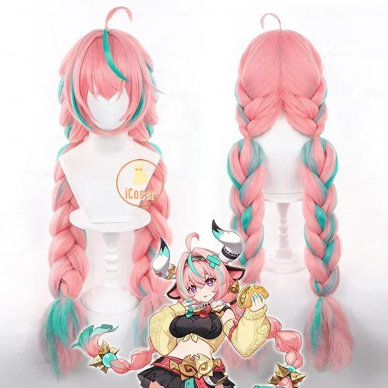 Genshin Impact Varesa Cosplay Costume Wig Skirt Headwear Tail Natlan Collective of Plenty Carnival Halloween Party Women Girls