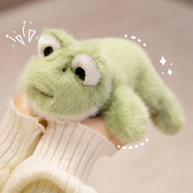 18cm Cartoon Lying Stuffed Animal Cute Horse Duck Cow Frog Plushies Kawaii Office Companion Plush Wrist Pad Wrist Support Doll