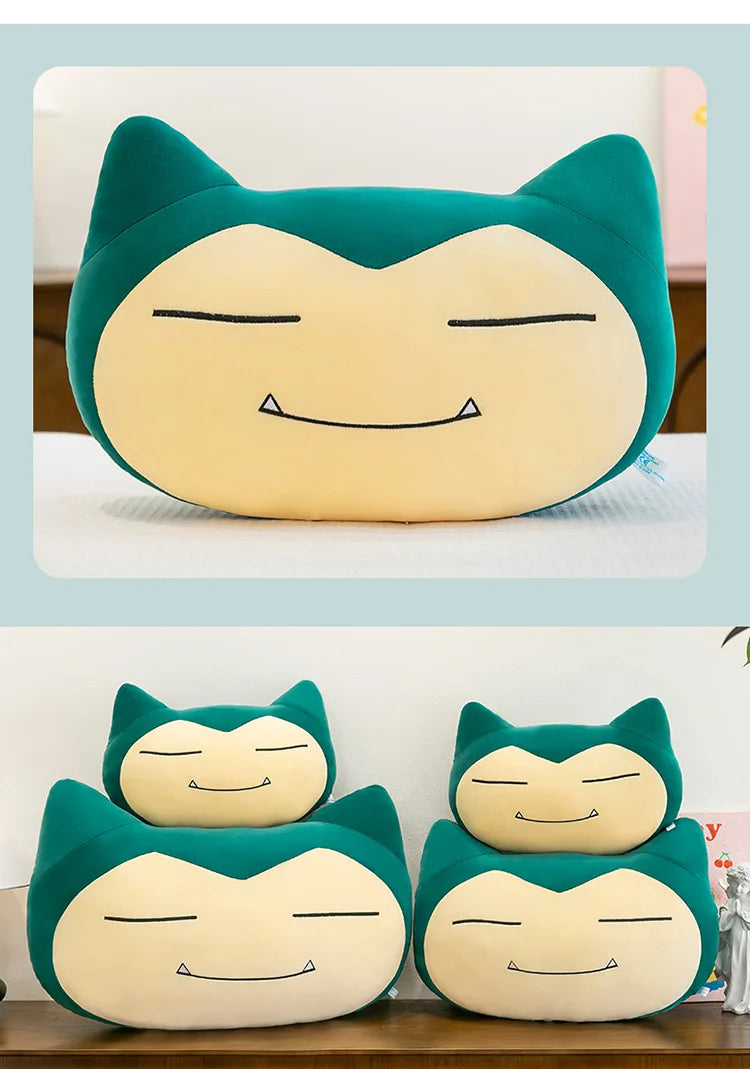 55/65/80CM Big Size Pokemon Snorlax‌ Plushies Kabigon Kawaii Cartoon Anime Plush Bolster Comfortable Soft Doll Children Gift