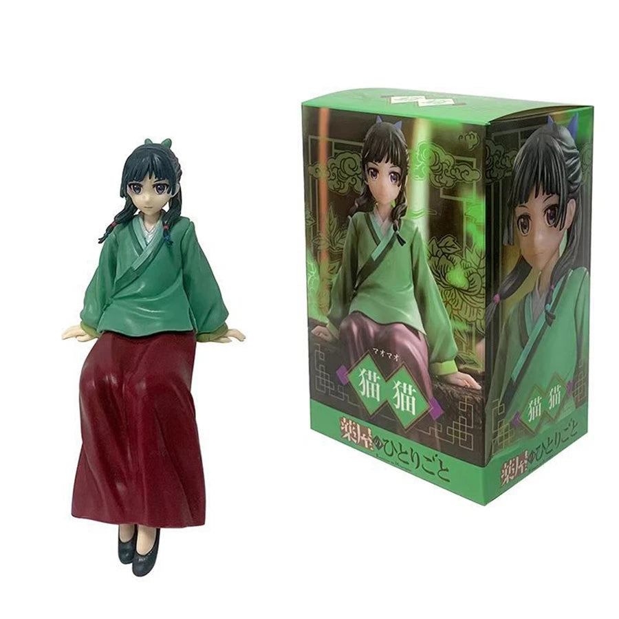 13cm Kusuriya no Hitorigoto Anime Figure Garden Party Maomao Action Figure Kawaii Jinshi Figurine PVC Adult Collection Model Toy