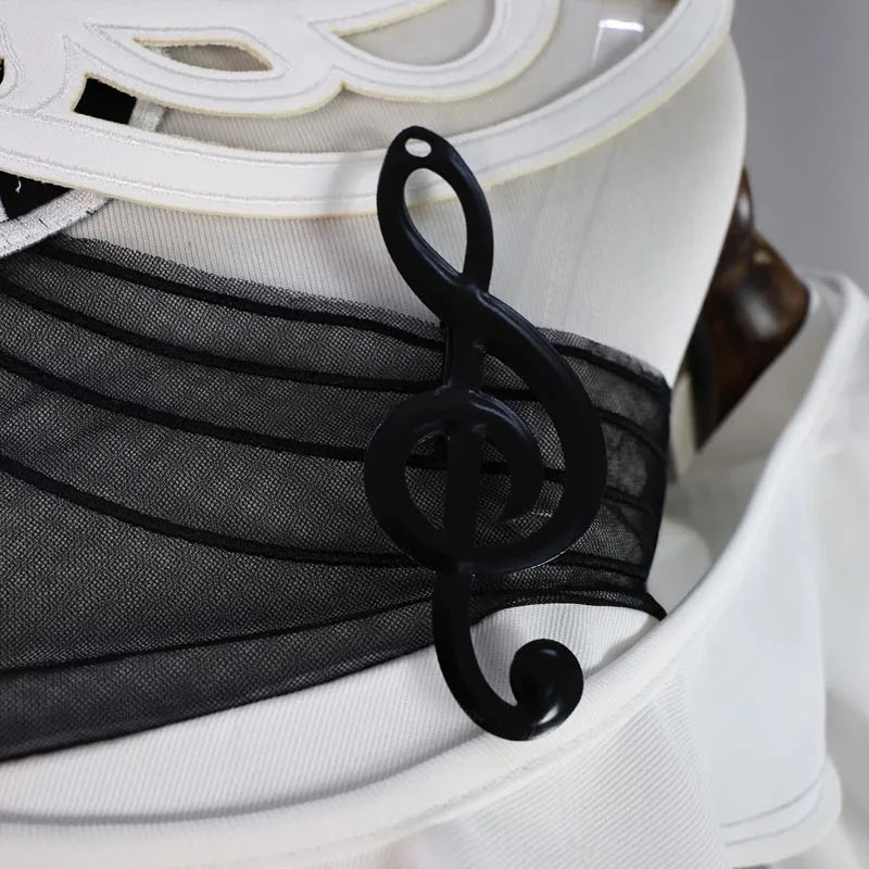 Wuthering Waves Phrolova Cosplay Costume Wig White Dress Fractsidus Carnival Halloween Party for Women Girls Accessory iCoser