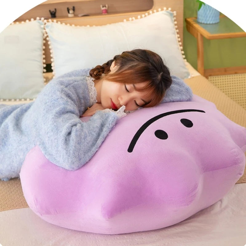 30/60cm Ditto Pokemon Plush Toys Cartoon Large Pillow Doll Cute Ornament Stuffed Plushie Kawaii Sofa Pokémon Gift for Children