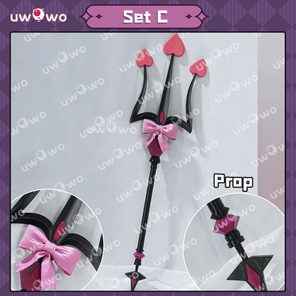 UWOWO Collab series: Game Identity V Blood Queen Mary Cosplay Costume Purple Costume