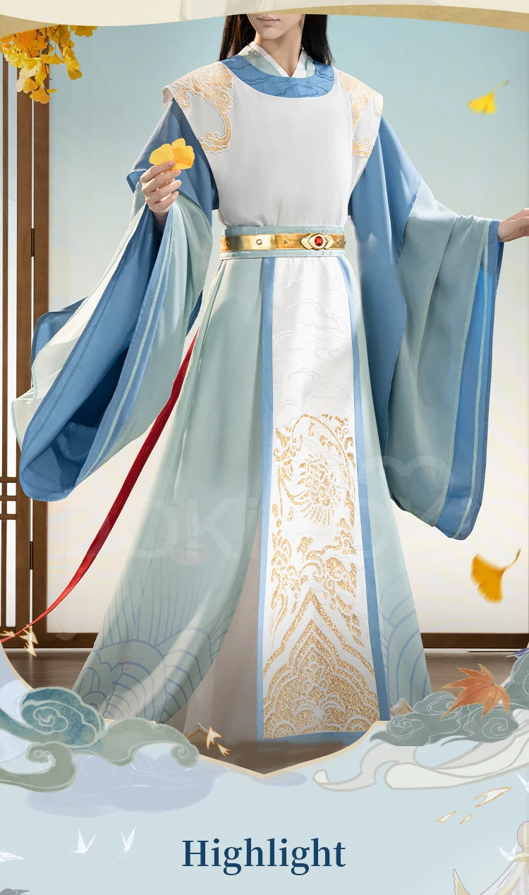 【Official】Xie Lian Cosplay Costume DokiDoki-SR Anime Heaven Official's Blessing Tian Guan Ci Fu Crown Prince