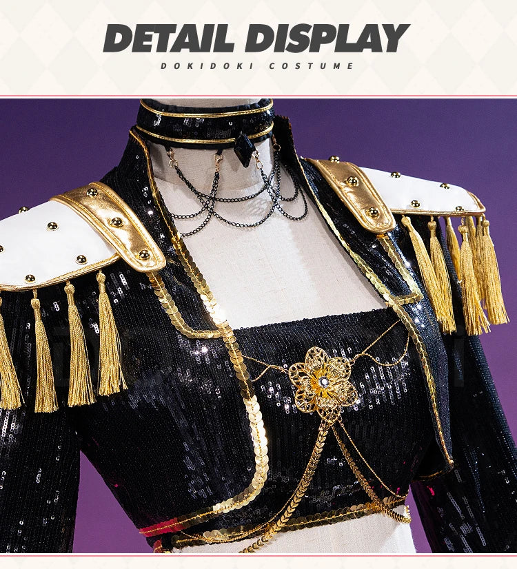 【Last Batch】IN STOCK Zoeyy Miraa Rumii Cosplay Costume【XS-3XL】DokiDoki-N Golden Costume Zoeyy Miraa Rumii Cosplay Plus Size