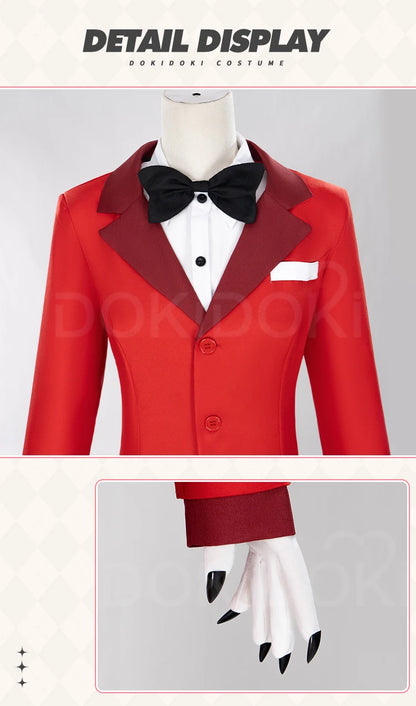IN STOCK Alastor Lucifer Charlie Adam Cosplay Costume Anime DokiDoki-N【XS-3XL】 Halloween Costume Lucifer Cosplay Plus Size