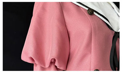 Kaoruko Waguri Cosplay Costume Wig Dress Anime The Fragrant Flower Blooms with Dignity School Uniform Halloween Party Women Girl