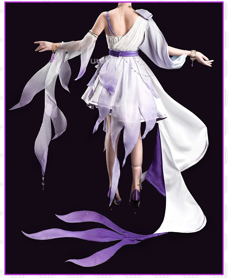 PRE SALE UWOWO Robin Cosplay Game Honkai Star Rail Fanart Robin Wisteria Gown Cosplay Costume Halloween Costume