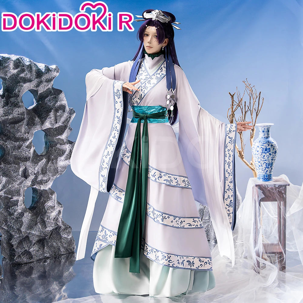 IN STOCK Jinshi Moon Fairy Cosplay Costume Anime The Apothecary Diaries【XS-4XL】DokiDoki-R Halloween Costume Jinshi Plus Size