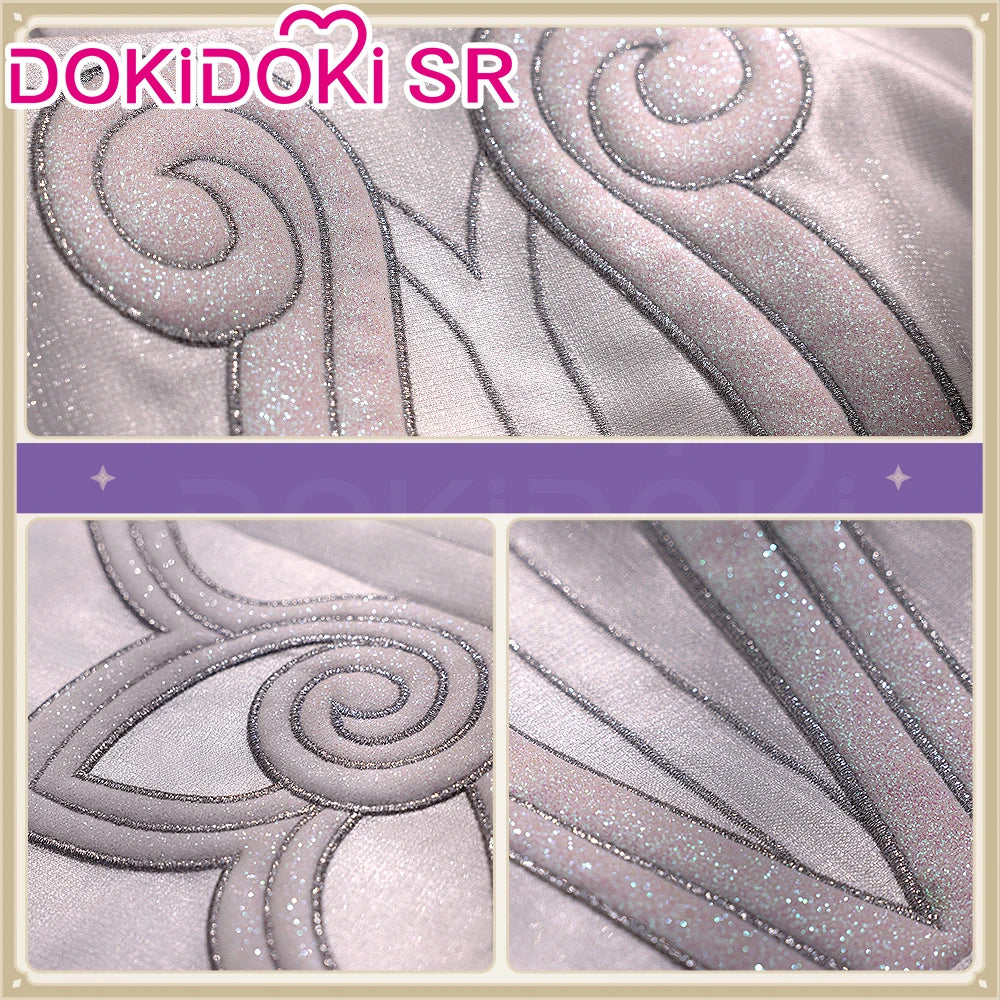 IN STOCK Cyrene Cosplay Costume Game Honkai: Star Rail【S-2XL】DokiDoki-SR HSR Metal Accessories Cyrene Wig Plus Size