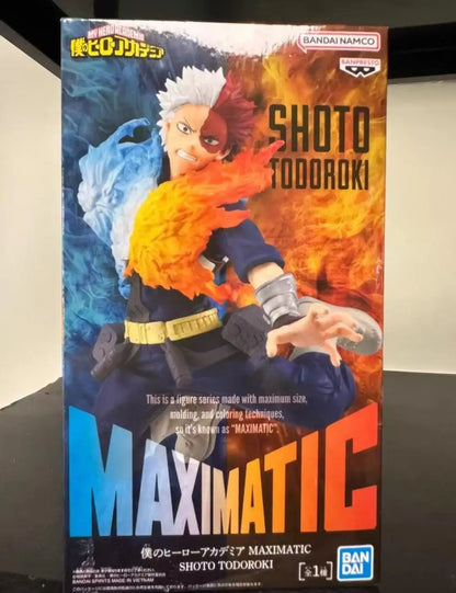 Banpresto In Stock Original Maximatic My Hero Academia Midoriya Izuku Bakugou Katsuki Todoroki Shoto Figure Model Boxed Toy Gift