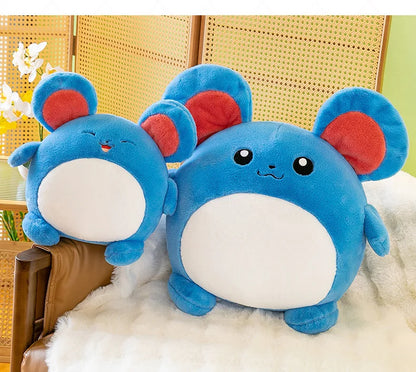 35/55/75cm Azumarill Pokemon Large Plush Toy Anime Doll Cute Giant Pokémon Cute Cartoon Stuffed Plushie Pillow Gift for Children