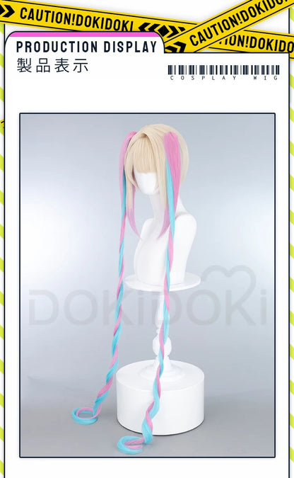 IN STOCK KAngel / Ame-chan Cospaly Wig Game NEEDY GIRL OVERDOSE Cosplay DokiDoki Halloween NEEDY GIRL OVERDOSE Cute Wig Free Cap