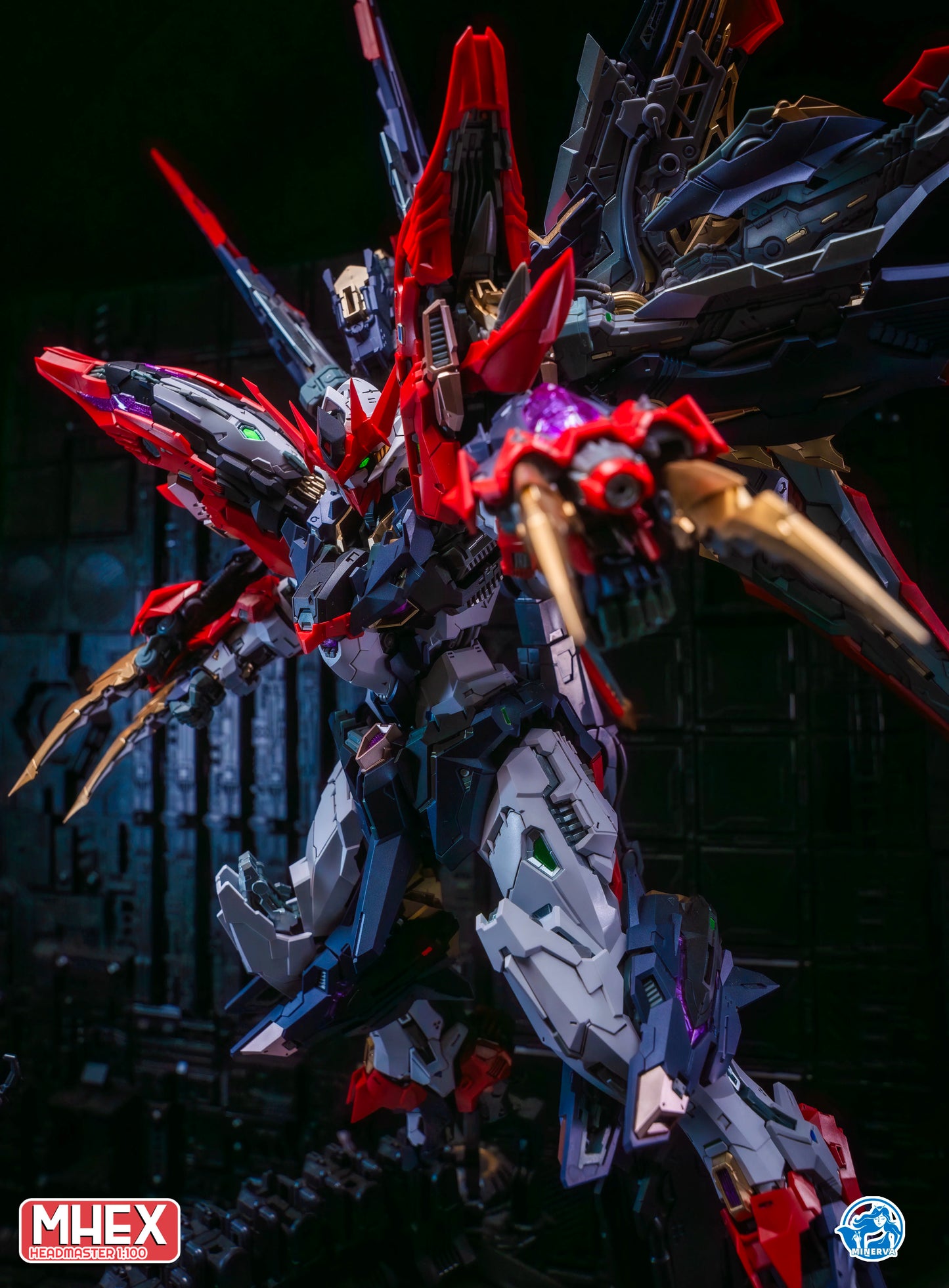 Minerva Hobby LINGXUZI Head Carving Replace Head For MG Barbatos Sky Defender Assembly Model Kit Toy GK Model Accessory Gift