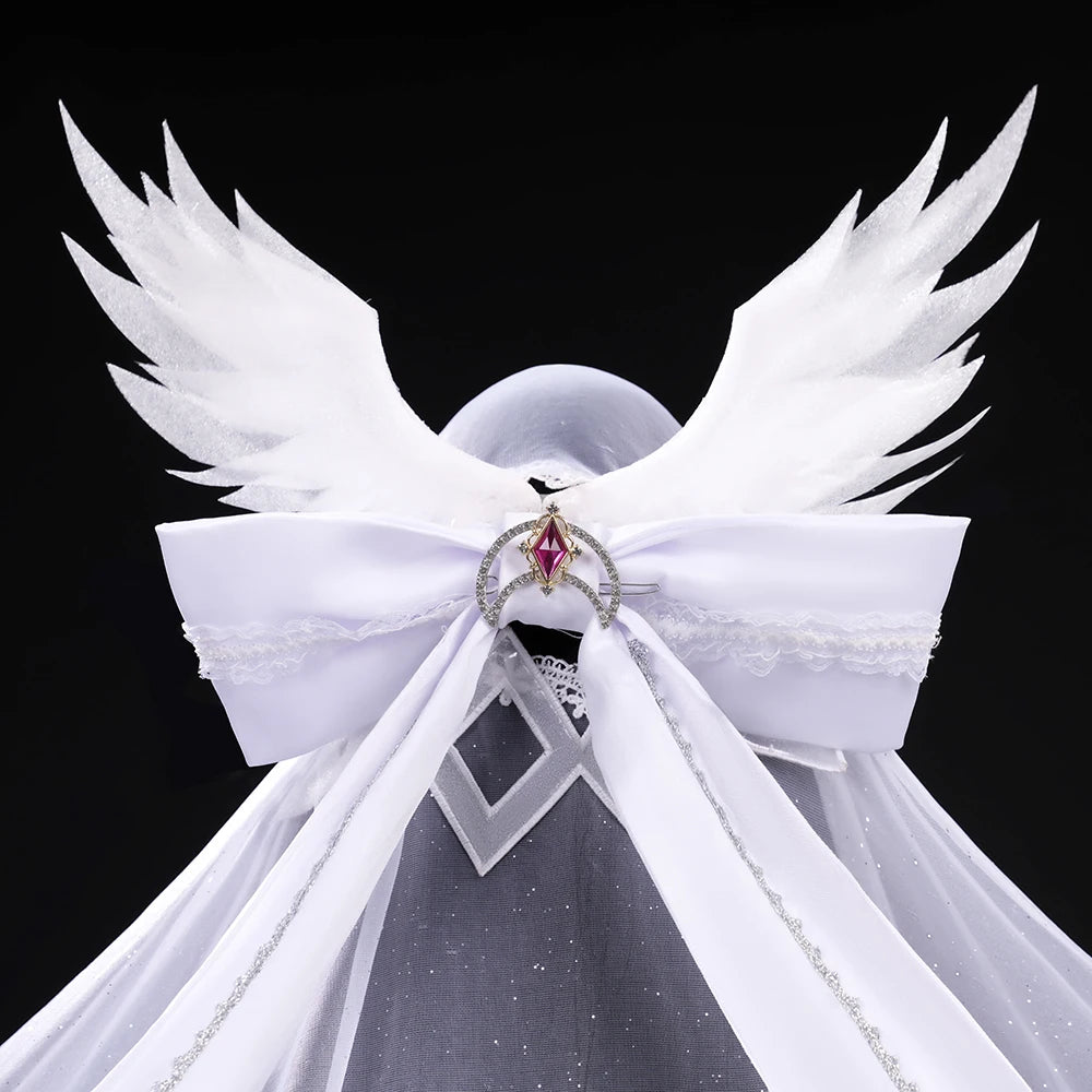 Genshin Impact Columbina Cosplay Costume Wig Dress FES 2026 Skin The Damselette Eleven Fatui Harbingers Halloween for Women Girl