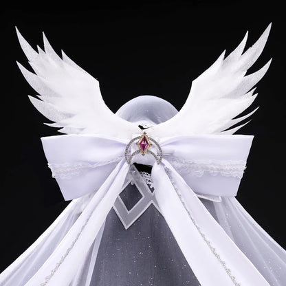 Genshin Impact Columbina Cosplay Costume Wig Dress FES 2026 Skin The Damselette Eleven Fatui Harbingers Halloween for Women Girl