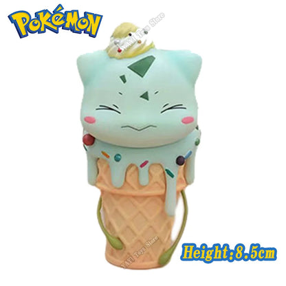 Hot Pokemon ice cream  Anime figure model Action Figure Pikachu Gengar Model Toy Cartoon Collectible Doll For Kids Gifts