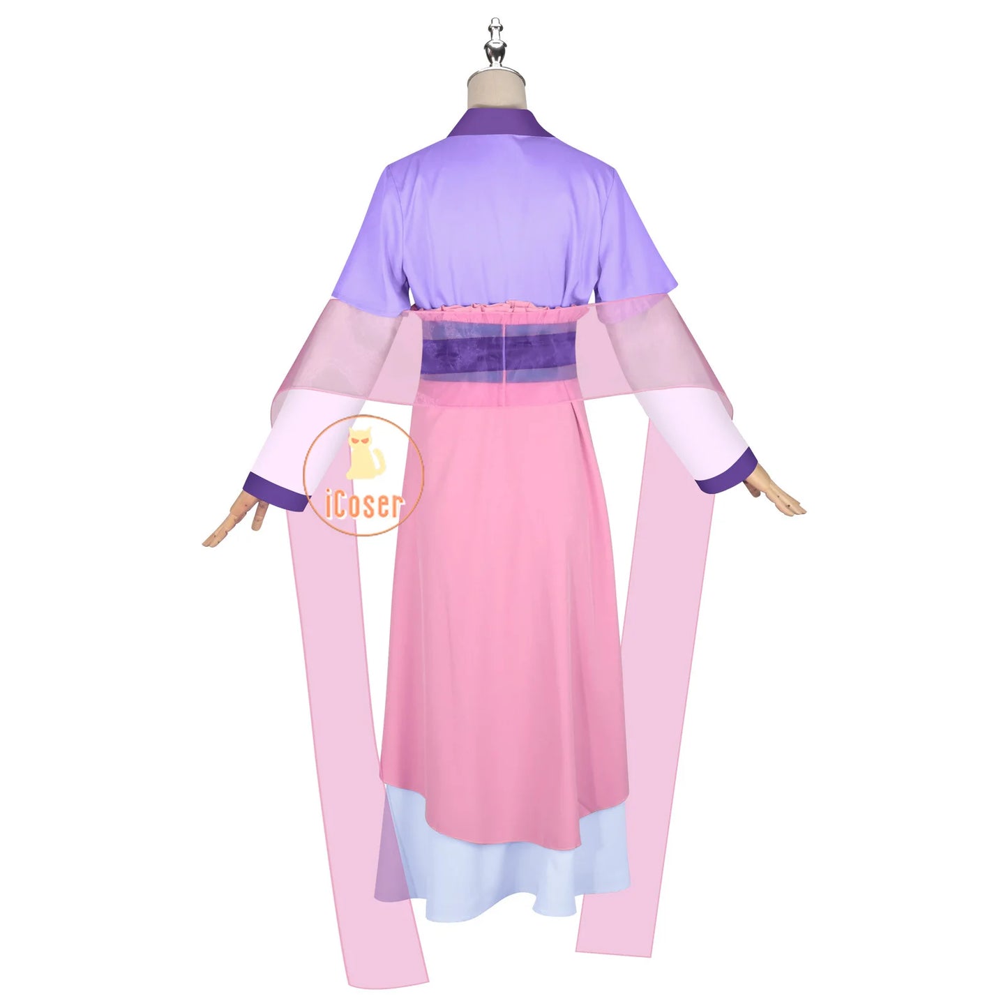 Anime The Apothecary Diaries Maomao Cosplay Costume Dress Wig Purple Pink Dress Kusuriya No Hitorigoto Halloween for Women Props