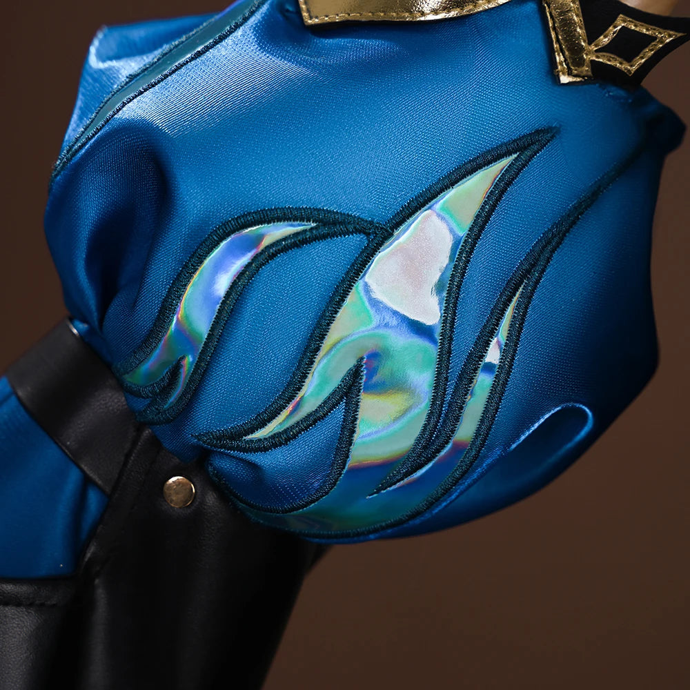 Honkai Star Rail Cerydra Cosplay Costume Wig Dress Uniform Crown Wings Headwear Halloween Party for Women Girls Carnival iCoser