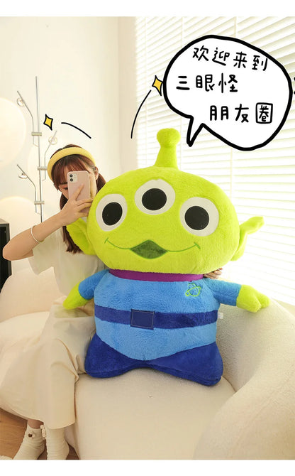 50/70/90cm Super Big Size Alien Disney Cartoon Anime Plush Stuffed Doll Cute Room Decorated Plushie Children Pillow Holiday Gift