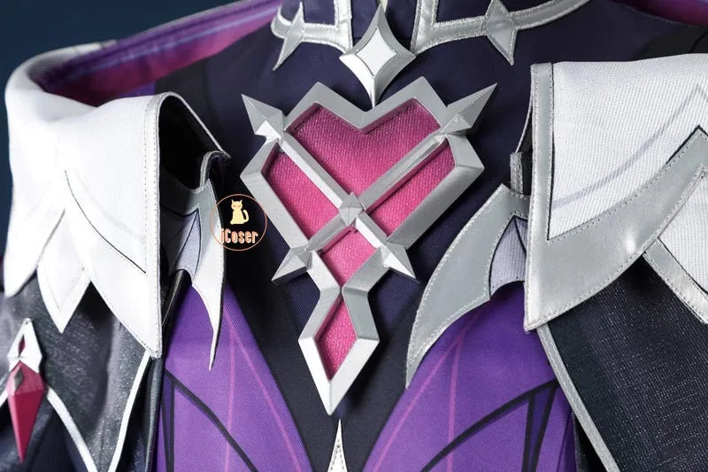 Genshin Impact Durin Cosplay Costume Wig Uniform Headwear Wings Festival Halloween Party for Women Men Girls Role Play Outfit