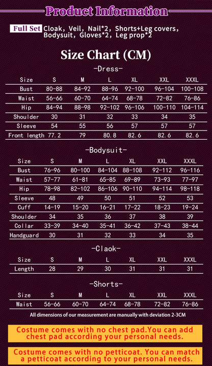 UWOWO Scathach Cosplay Game Fatee/Grandd Order Scathach Stage 3 Cosplay Costume Halloween Costume