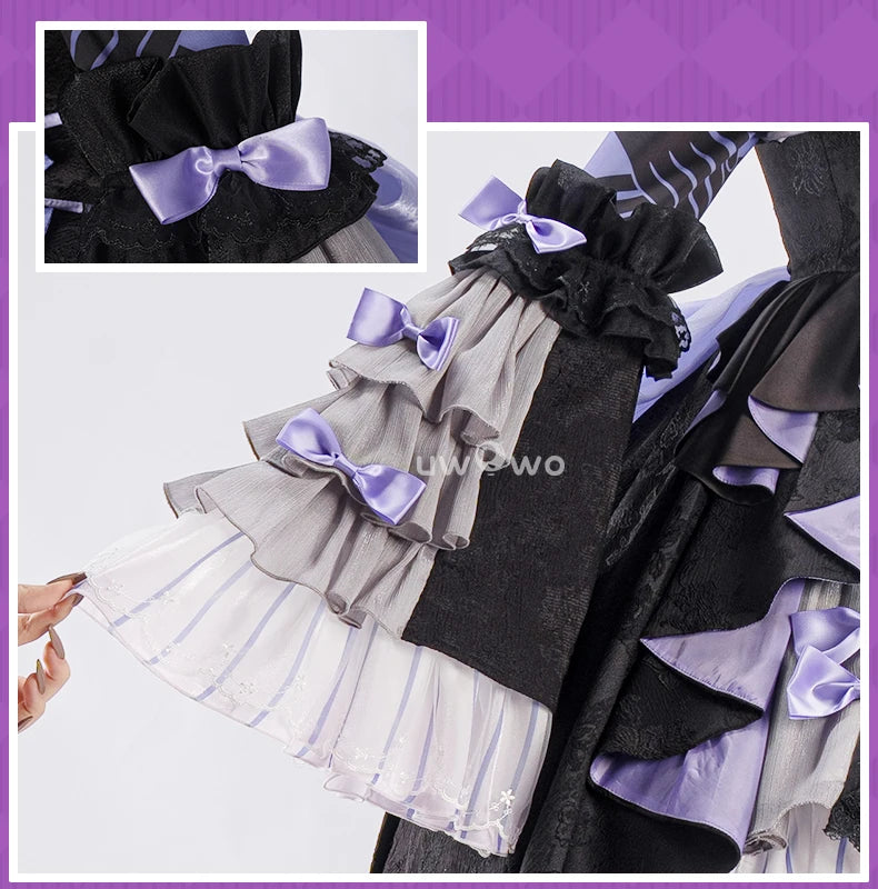 UWOWO Herta Cosplay Game Honkai Star Rail Fanart The Herta Lolita-Style Gown Cosplay Costume Halloween Costume