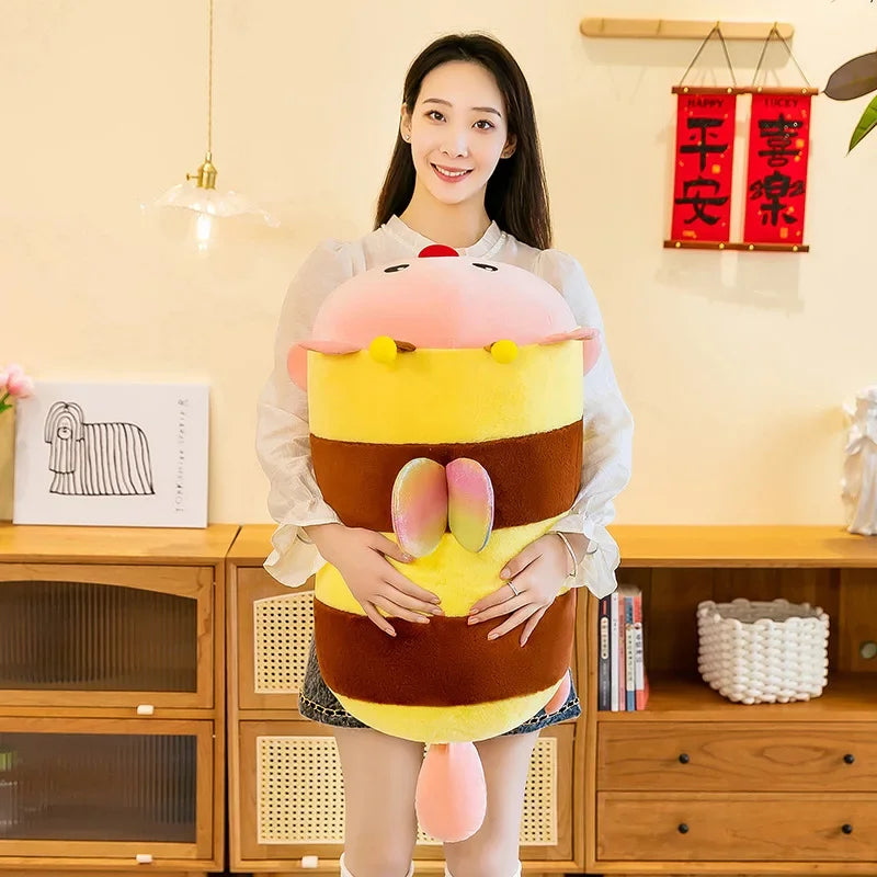 75CM Cute Soft Kawaii Honey Husky  Plush Toys Dog Stuffed Animals Long Pillow Doll for Kids Girlfriend Birthday Gift Home Decor