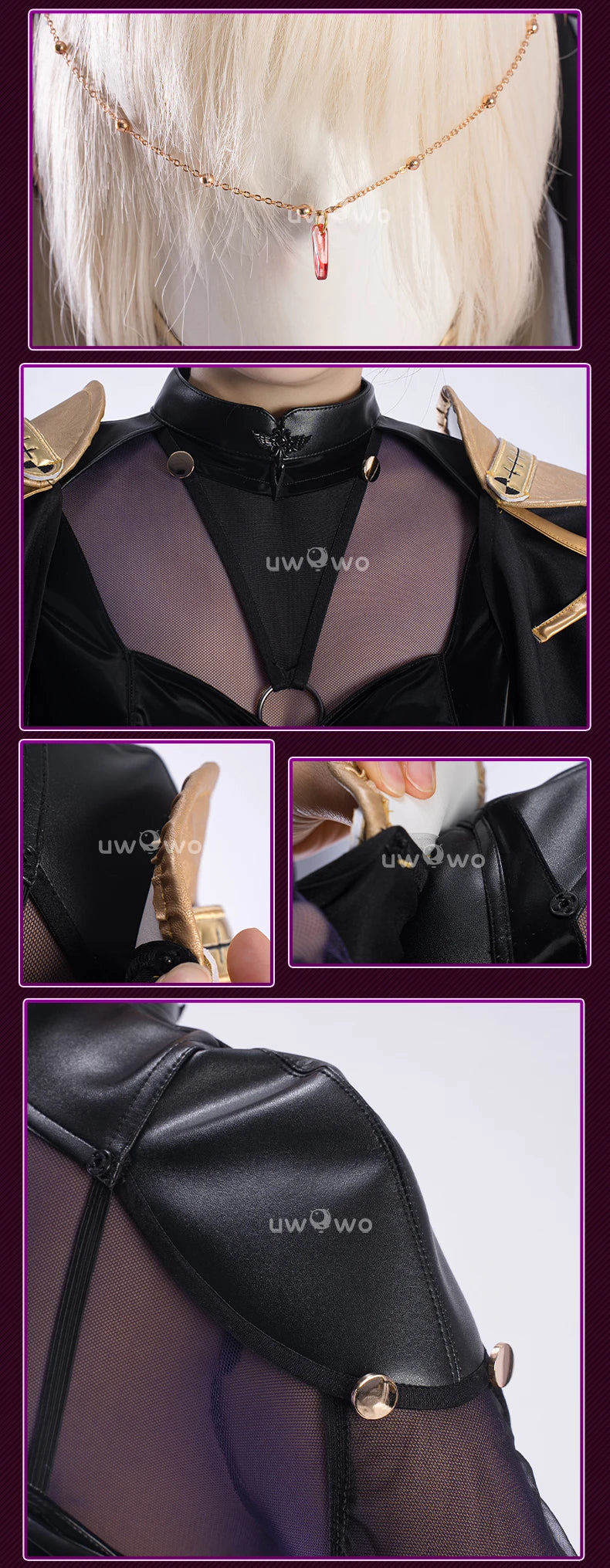 UWOWO Scathach Cosplay Game Fatee/Grandd Order Scathach Stage 3 Cosplay Costume Halloween Costume