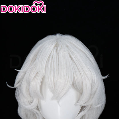 Charlotte Wiltshire Wig Game Hello Charlotte DokiDoki Women 70cm White Long Wig Charlotte Cosplay Free Cap